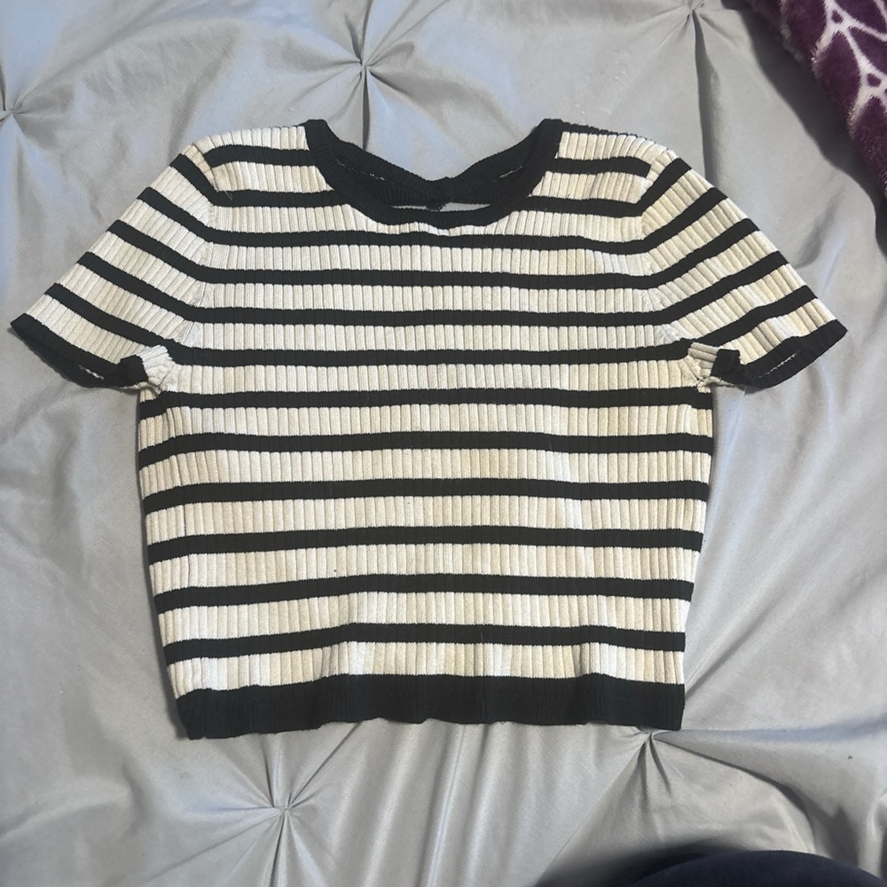 Berksha Cropped Backless Baby Tee! | S